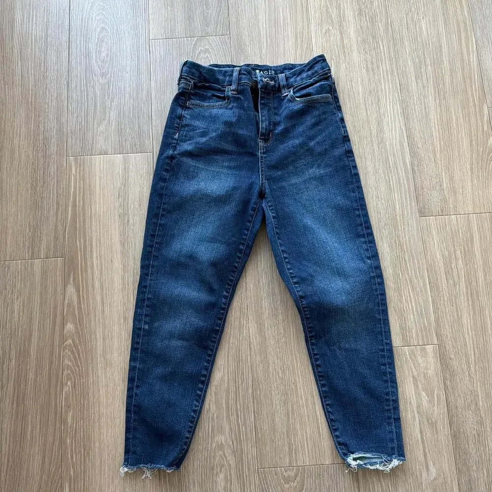 American eagle high waisted blue denim - Picture 1 of 4